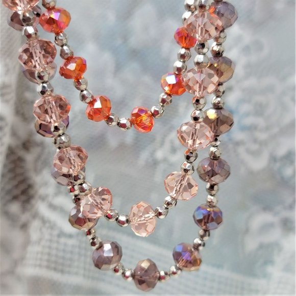 New York & Co 3 Strand Beaded Necklace NWT - Picture 10 of 10